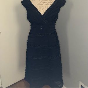 Tadashi Shoji Formal Embellished Tiered dress